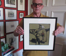 Load image into Gallery viewer, Listed Artist. WILLIAM NICHOLSON (1872 - 1949). Original Lithograph of a Drum Major (1898). FRAMED
