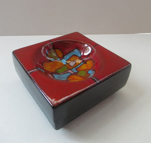 1960s Italian Majolica Dish Renzo Verzolini Signed