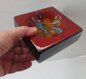 1960s Italian Majolica Dish Renzo Verzolini Signed
