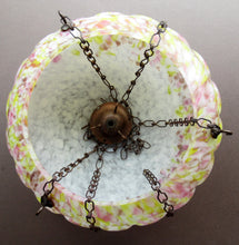 Load image into Gallery viewer, 1930s Art Deco Hanging Glass Lamp Shade Flycatcher Plaffonier
