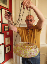 Load image into Gallery viewer, 1930s Art Deco Hanging Glass Lamp Shade Flycatcher Plaffonier
