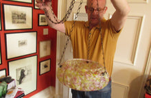 Load image into Gallery viewer, 1930s Art Deco Hanging Glass Lamp Shade Flycatcher Plaffonier
