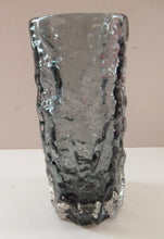 Load image into Gallery viewer, 1960s Whitefriars Glass Pewter Bark Vase
