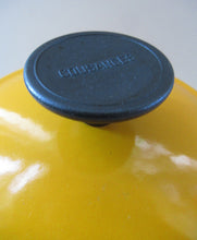 Load image into Gallery viewer, Vintage French Yellow Enamel Bean Pot by Cousances
