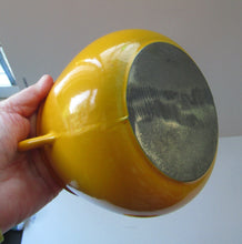 Load image into Gallery viewer, Vintage French Yellow Enamel Bean Pot by Cousances
