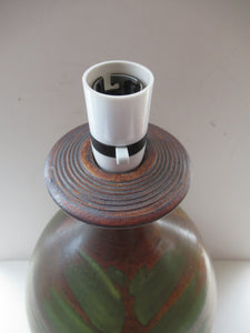 David Hemingsley Scottish Studio Pottery Fife Vintage Table Lamp