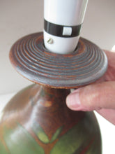 Load image into Gallery viewer, David Hemingsley Scottish Studio Pottery Fife Vintage Table Lamp
