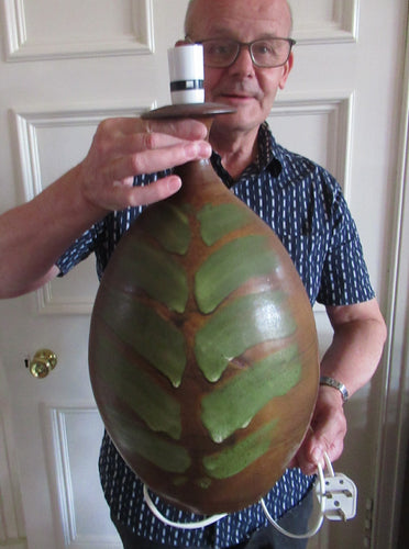 David Hemingsley Scottish Studio Pottery Fife Vintage Table Lamp