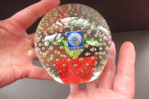 Galliano Ferro Vintage Murano Paperweight Original Label