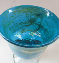 Load image into Gallery viewer, Vintage Mdina Goblet or Chalice with Gathered Inclusion on the Stem

