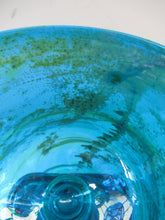 Load image into Gallery viewer, Vintage Mdina Goblet or Chalice with Gathered Inclusion on the Stem
