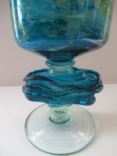 Load image into Gallery viewer, Vintage Mdina Goblet or Chalice with Gathered Inclusion on the Stem
