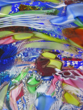 Load image into Gallery viewer, LARGE 1950s Murano Glass Bowl Italian AVEM Latticino Canes
