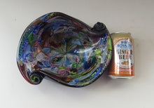 Load image into Gallery viewer, LARGE 1950s Murano Glass Bowl Italian AVEM Latticino Canes
