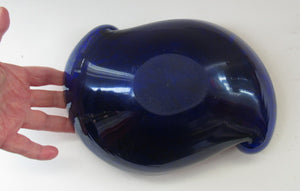 LARGE 1950s Murano Glass Bowl Italian AVEM Latticino Canes