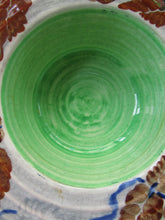 Load image into Gallery viewer, 1930s Richard Amour Posy Dish with Painted Autumn Leaves
