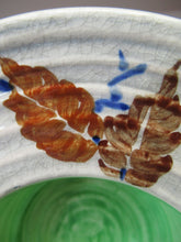 Load image into Gallery viewer, 1930s Richard Amour Posy Dish with Painted Autumn Leaves
