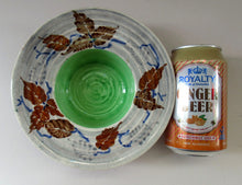 Load image into Gallery viewer, 1930s Richard Amour Posy Dish with Painted Autumn Leaves
