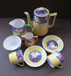 Scottish Pottery Bough Pottery Batchelor Set Richard Amour 1930s