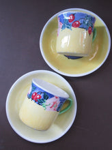 Load image into Gallery viewer, 1930s Richard Amour Bough Pottery Pair of Cups and Saucers
