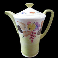 Load image into Gallery viewer, 1920s Complete Mak Merry Makmerry Coffee Set. Yellow Ground with Fruit and Berries Pattern
