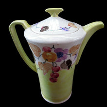 Load image into Gallery viewer, 1920s Complete Mak Merry Makmerry Coffee Set. Yellow Ground with Fruit and Berries Pattern
