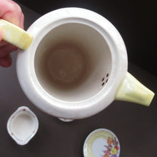 Load image into Gallery viewer, 1920s Complete Mak Merry Makmerry Coffee Set. Yellow Ground with Fruit and Berries Pattern
