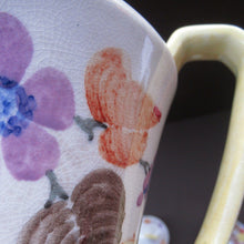 Load image into Gallery viewer, 1920s Complete Mak Merry Makmerry Coffee Set. Yellow Ground with Fruit and Berries Pattern

