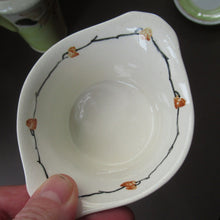 Load image into Gallery viewer, 1920s Complete Mak Merry Makmerry Coffee Set. Yellow Ground with Fruit and Berries Pattern
