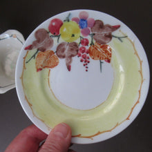 Load image into Gallery viewer, 1920s Complete Mak Merry Makmerry Coffee Set. Yellow Ground with Fruit and Berries Pattern

