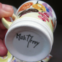 Load image into Gallery viewer, 1920s Complete Mak Merry Makmerry Coffee Set. Yellow Ground with Fruit and Berries Pattern
