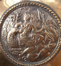 Load image into Gallery viewer, Antique Bronze Wall Plate with Hunting Diana and Actaeon Scene. Lion Hunt
