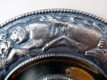Load image into Gallery viewer, Antique Bronze Wall Plate with Hunting Diana and Actaeon Scene. Lion Hunt
