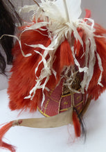 Load image into Gallery viewer, Vintage / Antique Nagaland Naga Woven Helmet Decorated with Goat Hair and Tusks
