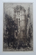Load image into Gallery viewer, 1910 Pencil Signed Etching Saint Etienne Beauvais. Hedley Fitton

