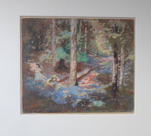 Scottish Art Charles Hodge Mackie Colour Woodcut Wild Hyacinths