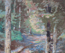 Load image into Gallery viewer, Scottish Art Charles Hodge Mackie Colour Woodcut Wild Hyacinths
