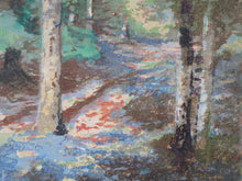 Load image into Gallery viewer, Scottish Art Charles Hodge Mackie Colour Woodcut Wild Hyacinths
