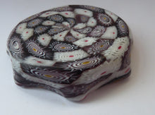 Load image into Gallery viewer, Vintage FRATELLI Toso Glass Bowl Millefiori Canes 1950s
