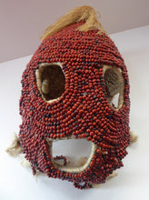 Load image into Gallery viewer, AFRICAN MASK North NIgeria Koro Angas People Red Abrus Berries
