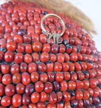 Load image into Gallery viewer, AFRICAN MASK North NIgeria Koro Angas People Red Abrus Berries
