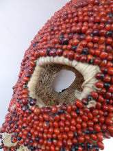 Load image into Gallery viewer, AFRICAN MASK North NIgeria Koro Angas People Red Abrus Berries
