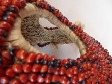 Load image into Gallery viewer, AFRICAN MASK North NIgeria Koro Angas People Red Abrus Berries
