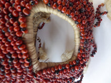 Load image into Gallery viewer, AFRICAN MASK North NIgeria Koro Angas People Red Abrus Berries
