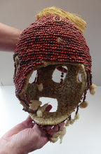 Load image into Gallery viewer, AFRICAN MASK North NIgeria Koro Angas People Red Abrus Berries

