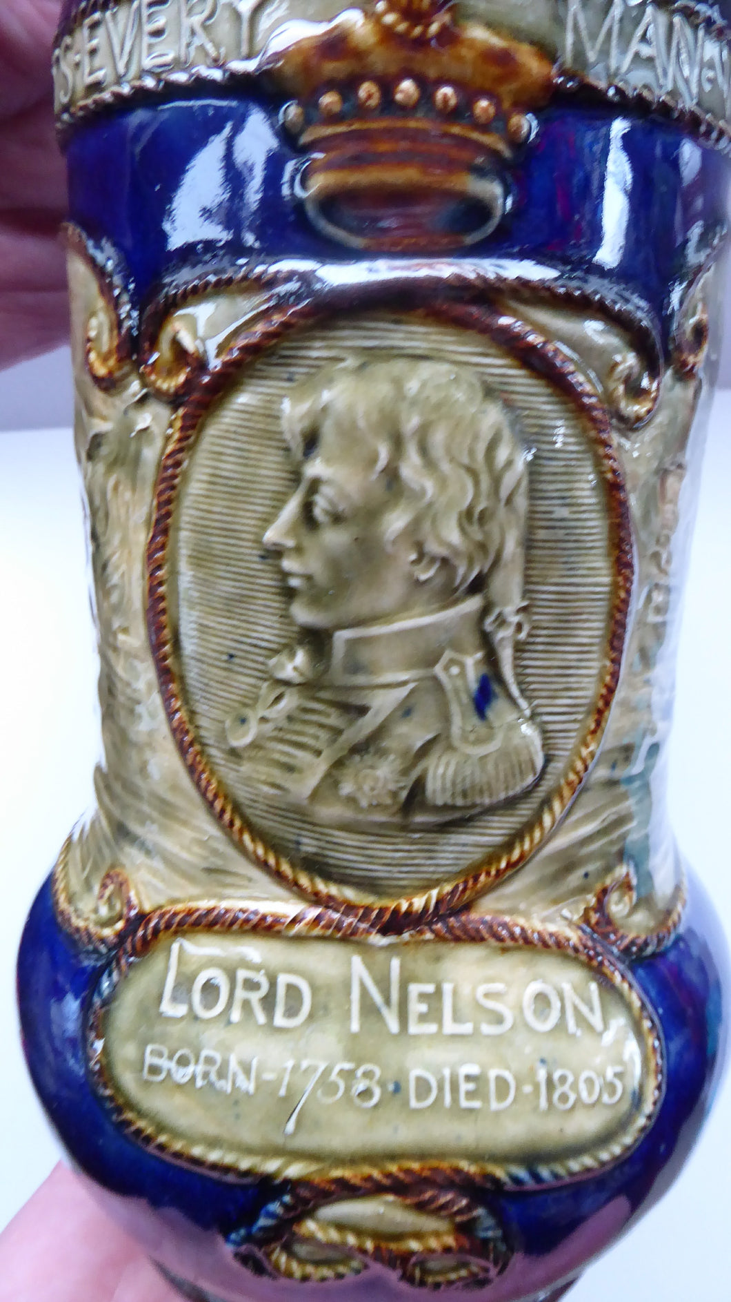 1905 Royal Doulton Lord Nelson Jug