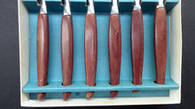 Load image into Gallery viewer, Vintage 1960s Glosswood Cutlery. Set of Six Soup Spoons
