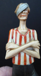 Very Rare Antique Bisque Porcelain SKINNY or Elongated Figurine by Schafer & Vater: THE VICTOR (Footballer) 