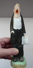 Load image into Gallery viewer, Antique Bisque Porcelain SKINNY or Elongated Figurine by Schafer &amp; Vater: MR BASS (Opera Singer) 
