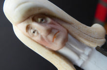 Load image into Gallery viewer, Antique Bisque Porcelain SKINNY or Elongated Figurine by Schafer &amp; Vater: THE VIOLINST
